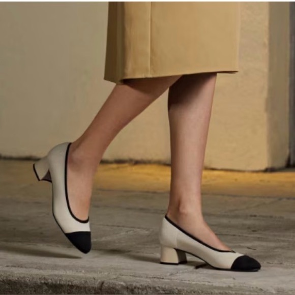 Vivaia Almond-Toe Chunky Heels Julie Pro size 39 EU - Picture 9 of 11